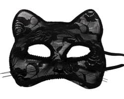 Kattenmasker met kant - Roleplay - Sexy - Sextoys