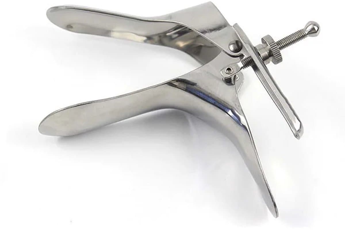 Vaginale speculum (RVS) - BDSM - erotisch - sextoys — afbeelding 1