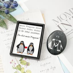 Romantisch Pinguïn Cadeau – Perfect voor Trouwdag, Valentijnsdag en Huwelijkscadeau — thumbnail 4
