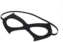 Zwarte kat masker - Half kat oog masker - Make-up bal masker - Rollenspel kostuum feest - Dress-up lederen masker - 2 stuks kostuum — thumbnail 2