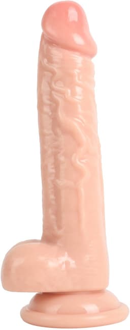 Banoch | Dildo met zuignap | 17 cm | ∅ 3 cm | Realistisch Geaderd | Stevig & Buigzaam | Voor Anaal en Vaginaal Gebruik — thumbnail 13