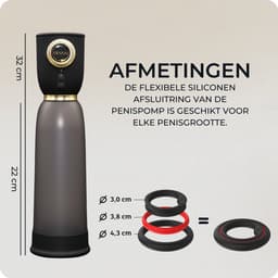 OHYES Automatische Penispomp met Cockring Set - Sex toys voor mannen - Elektrische penis pomp — thumbnail 3