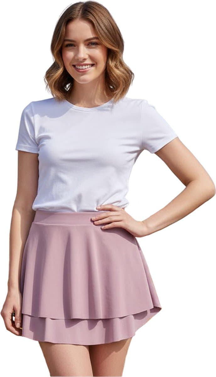 Roze mini rok - Sexy en verleidelijk - Erotische outfit - Rokje — afbeelding 1