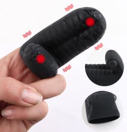 Vrouwen-Koppels-G-spot-Clit-Stimulator-Oplaadbare-Vinger-Vibrator-Speelgoed — thumbnail 2