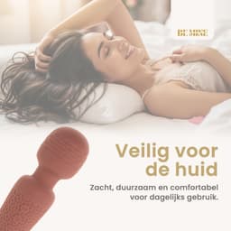 Be Mine Pleasure - Vibrator - Vibrator voor Vrouwen - Wand Massage - Sex Toys voor Vrouwen - 20 Trilfuncties - 8 Snelheids Frequenties - IPX6 Waterdicht — thumbnail 2