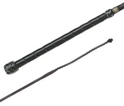 Fleck Professional 03041 Fine Leather Dressuur Rijzweep Zwart 120 cm — thumbnail 1