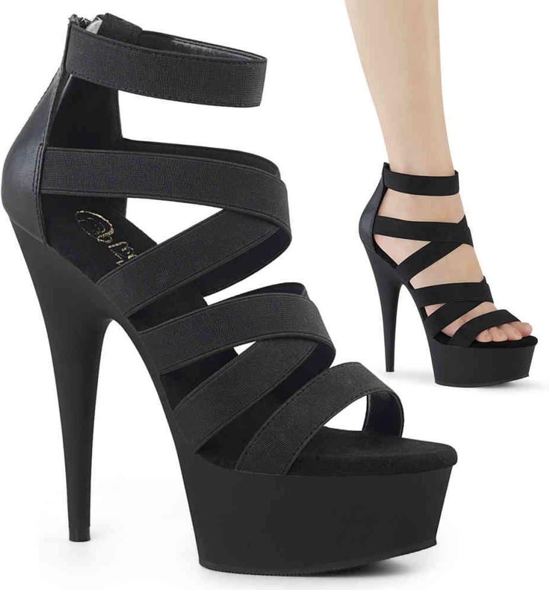 Pleaser - DELIGHT659 Hoge hakken - US 9 - 39 Shoes - Zwart — afbeelding 1