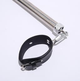 BDSM spreader bar - spreidstang verstelbaar met 4 handboeien - metaal - Cimejo® — thumbnail 10