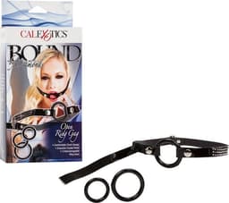 Bound By Diamonds Open Ring - SM Gag - Zwart - Ø 40 mm — thumbnail 3