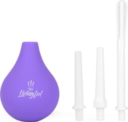 Livingful Premium Enema Irrigator 225ml • Klysma Set • Enema Kit • Anal Shower Irrigator • Voor constipatie •  Hygiënische darmreiniging • Darmreiniging • Optimale darmreiniging • Anale douche • Vaginale douche • Ontgifting • Laxeermiddel•Comfortabel — thumbnail 2