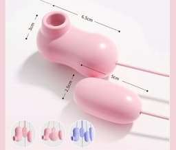 Vibrerende tepelzuiger en vibrerend ei G-spot 10 snelheden vrouwen masturbatie bullet vibrator seksspeeltjes voor vrouwen seksspeeltjes voor volwassenen — thumbnail 2