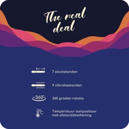 ONLYTOYS® Primal - Premium 3 In 1 Stotende Dildo Met Zuignap - Vibrator Realistisch Met Afstandsbediening & Warmtefunctie - Vibrators Voor Koppels & Vrouwen — thumbnail 2