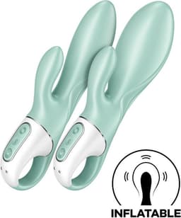 Satisfyer, vibrator, rabbit vibrator, 'Air Pump Bunny 5 Connect App', 20,5 cm, met app, opblaasbaar — thumbnail 20