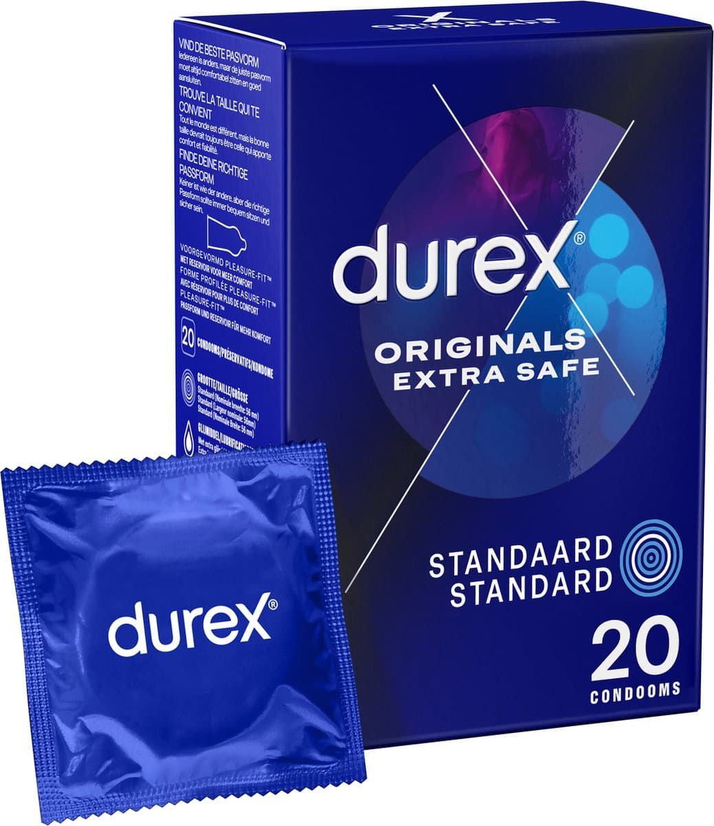 Durex Condooms Extra Safe - 20 stuks - Voor extra veilig plezier — afbeelding 1