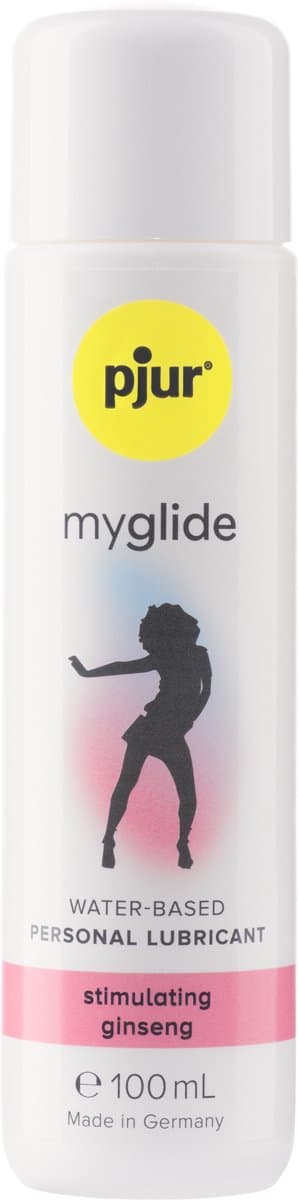 Pjur MyGlide Stimulerend Glijmiddel - 100 ml - Waterbasis - Vrouwen - Mannen - Smaak - Condooms - Massage - Olie - Condooms - Pjur - Anaal - Siliconen - Erotisch — afbeelding 1