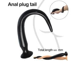 Extreme Anaal Trainer - Extra Lange Buttplug - Super Lange Zwarte Buttplug 60 cm