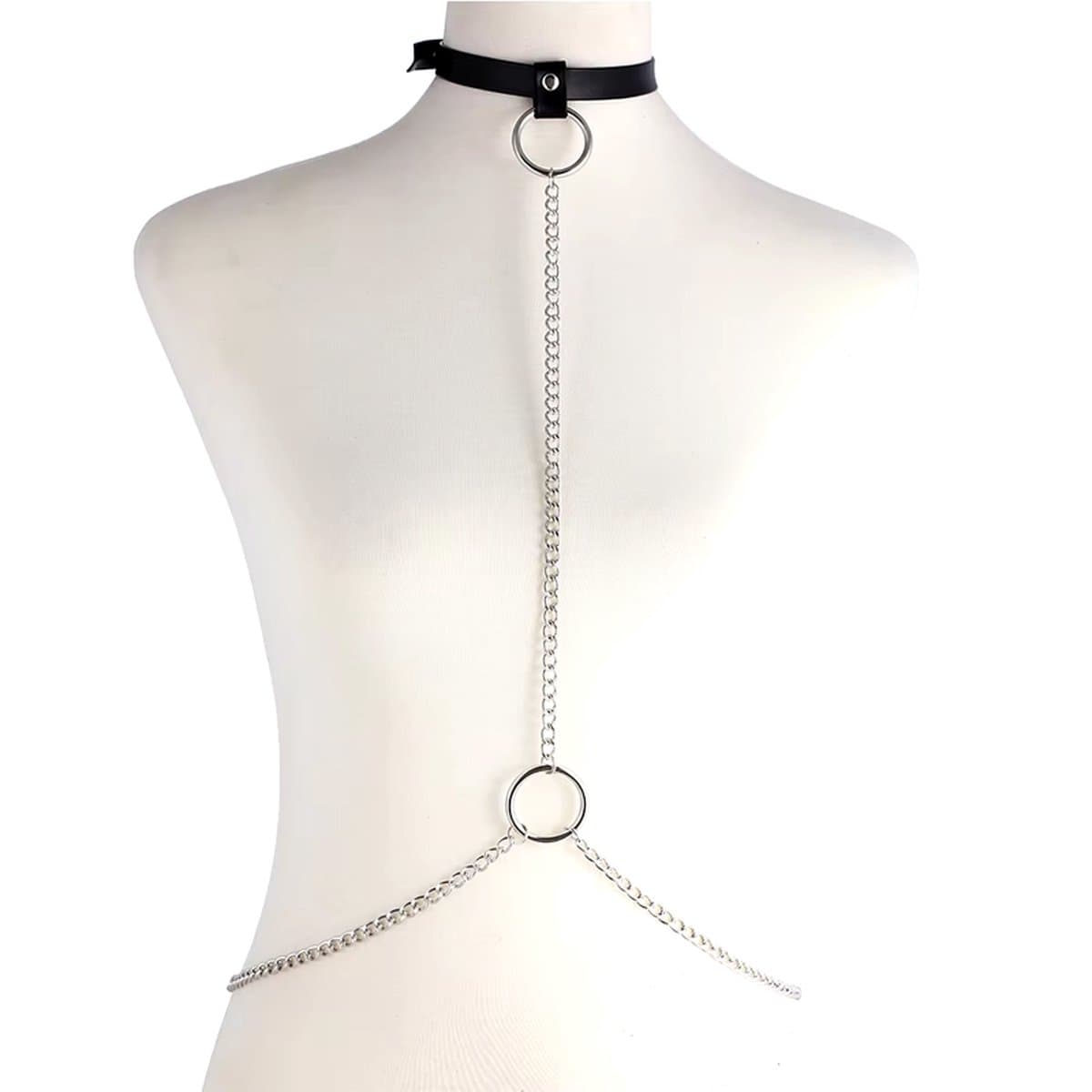 Sexy Choker Harnas Ketting - Dames Lingerie - Lichaams sieraad - Halsband — afbeelding 1