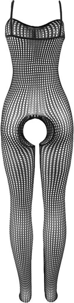Subblime - 951726 Black Elastic Fishnet Crotchless Bodystocking One Size — thumbnail 2