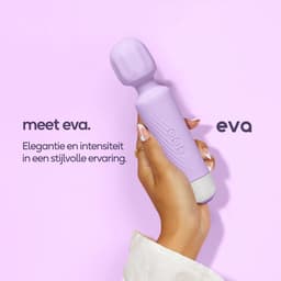 Eva® Personal Massager - Magic Wand - Vibrator voor Vrouwen - Krachtige Clitoris Stimulator - 75% Intensere Stimulatie - 20 Standen - Fluisterstil - Sex Toys voor Vrouwen - Seksspeeltjes - Cadeau voor Vrouw - Sensuele Audio - Lavender Purple — thumbnail 3