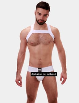 Barcode Berlin Harness Matt White - MAAT XL — thumbnail 2