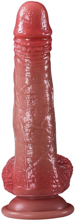 stotende en intens trillende - thrusting dildo. USB oplaadbaar - remote control - BIGGY — thumbnail 9
