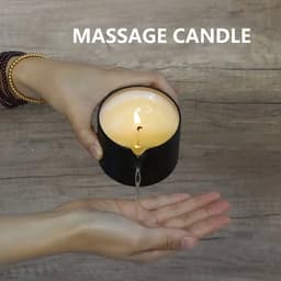 Gardenia Essentiële Olie Massagekaars - Sensuele Warme Gietbeker Ontwerp - Hydraterend met Bloemige Geur voor Ontspannende Spa & Lichaamsverzorging - Romantische Decoratie|Aromatherapie Kaars, Massageoliën voor stellen — thumbnail 5
