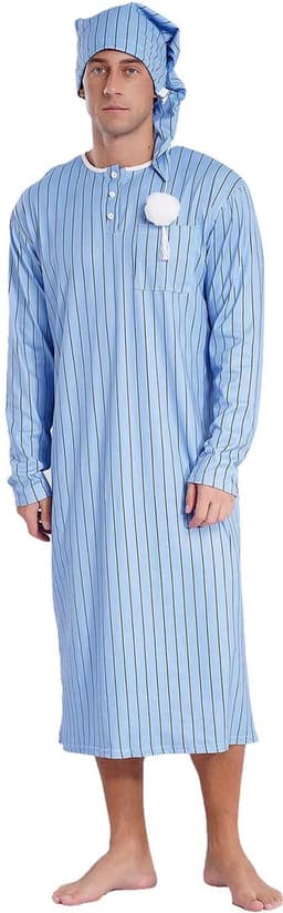 Heren sissy pyjama - Mantel en Hoed - Rollenspel - Erotisch - Sexy - Nachtkleding - Goede kwaliteit — thumbnail 1