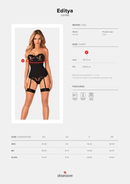 Obsessive - Editya corset M/L — thumbnail 4