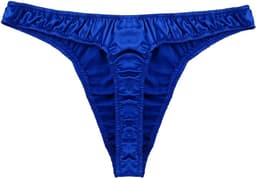 Satijnen Heren Strings en Tanga's - Sexy Ondergoed met Lage Tailleband — thumbnail 4