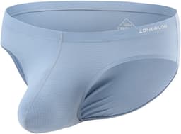 Heren Ondergoed met Bulge Pouch - Comfortabele Nylon Slips voor Daggemak — thumbnail 1