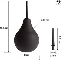 Erovibes Anaal Douche – Intieme Douche / Klysma – 16 cm – Zachte & Grondige Reiniging – Herbruikbaar — thumbnail 3