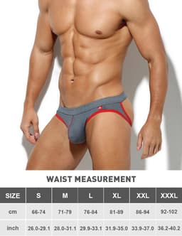Heren Jockstrap Ondergoed - Ademend Sportondergoed voor Mannelijke Supporters — thumbnail 2