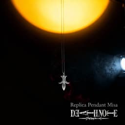 Death Note Misa Halsketting zilverkleurig Metaal - — thumbnail 2