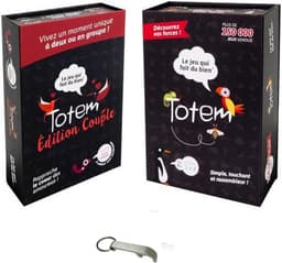 Totemset + totem voor koppels, Franse versie + 1 flesopener Flower (totem + paar) — thumbnail 1