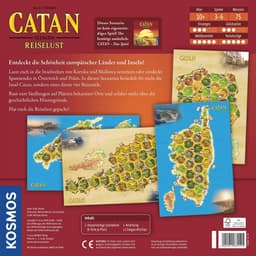 Catan Scenario Reislust - Ontdek Europa met Dubbelzijdige Speelplannen — thumbnail 5