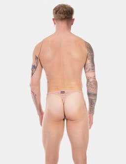 Barcode Berlin Thong Gor Rose - MAAT L - Erotisch Heren Ondergoed - String voor Man - Sexy mannen String — thumbnail 2