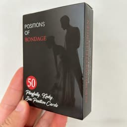 Positions of Bondage – 50 Erotische Positiekaarten – Spannend Kaartspel voor Koppels – Intimiteit & Variatie – Volwassenen Spel — thumbnail 3