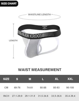 Heren Jockstrap Athletic String Ondergoed - Ademend en Sexy Sportondergoed voor Mannen — thumbnail 3