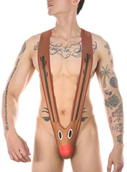 Mankini String voor Mannen - Sexy en Grappig Zwemkostuum voor Feestdagen en Verjaardagen — thumbnail 3