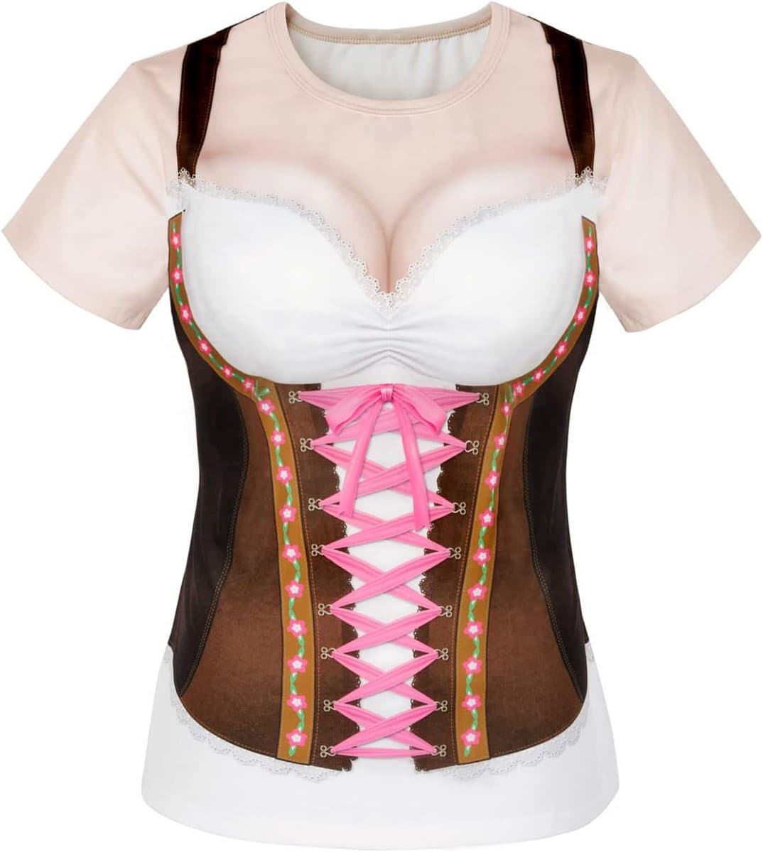 Bierfeest T-Shirt voor Dames in Beierse Stijl voor Oktoberfest — afbeelding 1