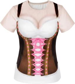 Bierfeest T-Shirt voor Dames in Beierse Stijl voor Oktoberfest — thumbnail 1