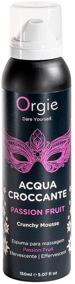 Orgie - Acqua Croccante Crunchy Mousse Passievrucht 150 ml — thumbnail 2