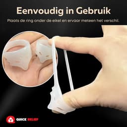 Quick Relief Frenulum Teaser™ - Eikel Sleeve - Set van 4 eikel sleeves - Voorhuid corrector - Eikelring - Klaarkomen uitstellen — thumbnail 5