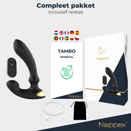 Prostaat Vibrator Mannen - Nappex™ Tambo Prostaat Stimulator - [ Incl. Krachtige Prostaat Thruster ] Vibrerende Buttplug - Anaal Vibrator - Dildo - Erotiek - Anale Speeltjes - Kamasutra - Sex Toys voor Mannen & Koppels - Zwart — thumbnail 11