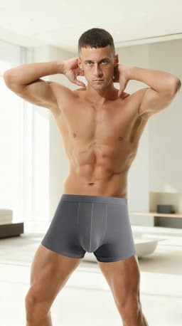 Set van 4 Heren Slips Comfortabel Ondergoed Super Zacht Ademend — thumbnail 3