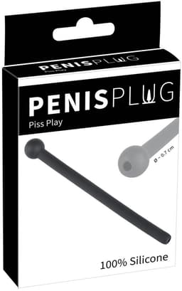 You2Toys – Siliconen Dilator Penis Plug met Tunnel Ontwerp voor Natte Plezier – Zwart — thumbnail 1