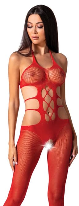 Passion - Woman Bs084 Red Bodystocking One Size — thumbnail 2