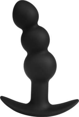 Rimba Electro Play - E-Stim Geribbelde Buttplug - Bi-Polair - Zwart — thumbnail 9