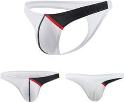 Heren Micro Thong Ondergoed Dunne IJs Zijde Lage Taille Slip — thumbnail 4