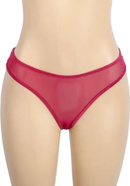 Zeloria PU Leren Lingerie Set met Rokje en Jarretelles – Halter Lingerie Set Dames – Rood – M — thumbnail 4